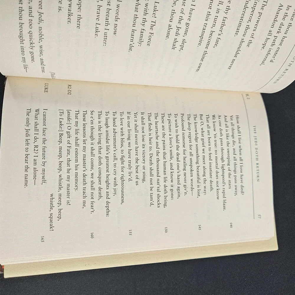 William Shakespeare's The Jedi Doth Return Star Wars Ian Doescher Hardcover